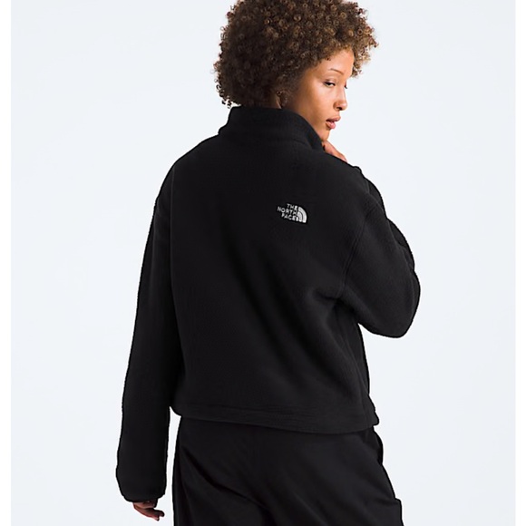 The North Face Black Half-Zip Fleece Women’s TNF™ Fleeski ¼-Zip Pullover Size M - Picture 3 of 10